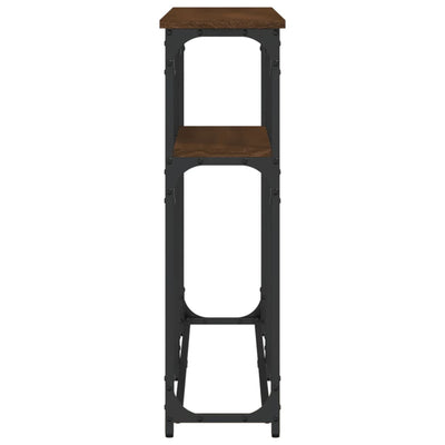 Ruskea konsolipöytä Grattziolla 145x22,5x75cm (puinen)