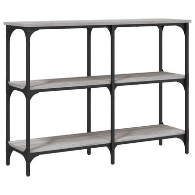 Konsolipöytä harmaa Sonoma 100x29x75 cm tekninen puu