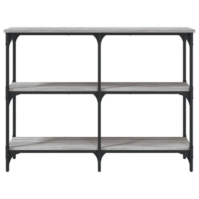 Konsolipöytä harmaa Sonoma 100x29x75 cm tekninen puu
