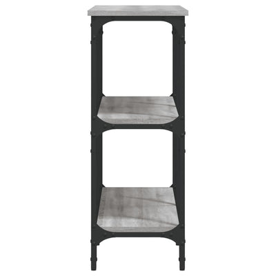 Konsolipöytä harmaa Sonoma 100x29x75 cm tekninen puu