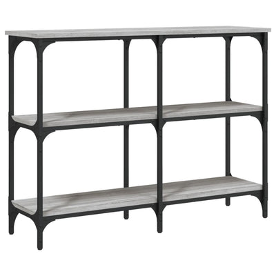 Konsolipöytä harmaa Sonoma 100x29x75 cm tekninen puu