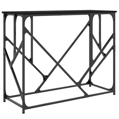 Konsolipöytä musta 100x40x80 cm tekninen puu
