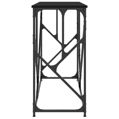 Konsolipöytä musta 100x40x80 cm tekninen puu