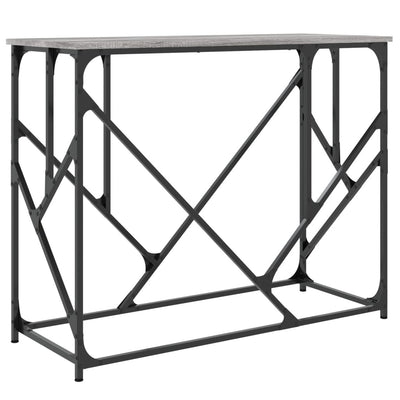 Konsolipöytä harmaa Sonoma 100x40x80 cm tekninen puu