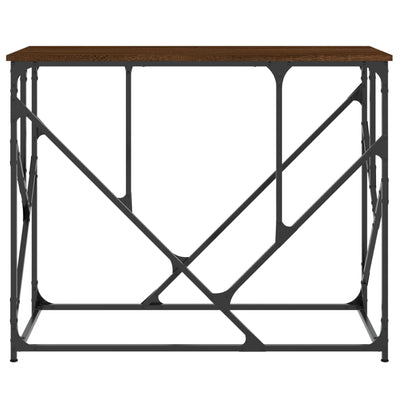 Konsolipöytä ruskea tammi 100x40x80 cm tekninen puu