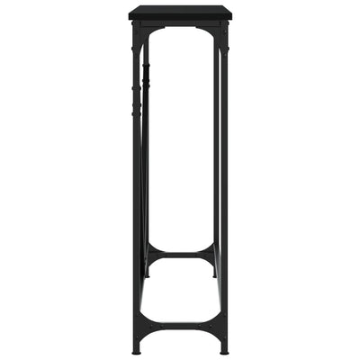 Musta konsolipöytä Baiut 102x22,5x75cm (puinen)