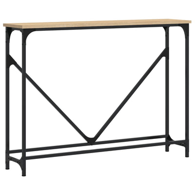 Konsolipöytä Sonoma-tammi 102x22,5x75 cm tekninen puu