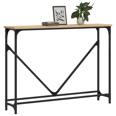 Konsolipöytä Sonoma-tammi 102x22,5x75 cm tekninen puu