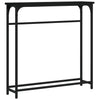 Konsolipöytä musta 75x19,5x75 cm tekninen puu