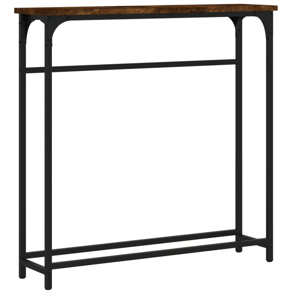 Konsolipöytä savutammi 75x19,5x75 cm tekninen puu