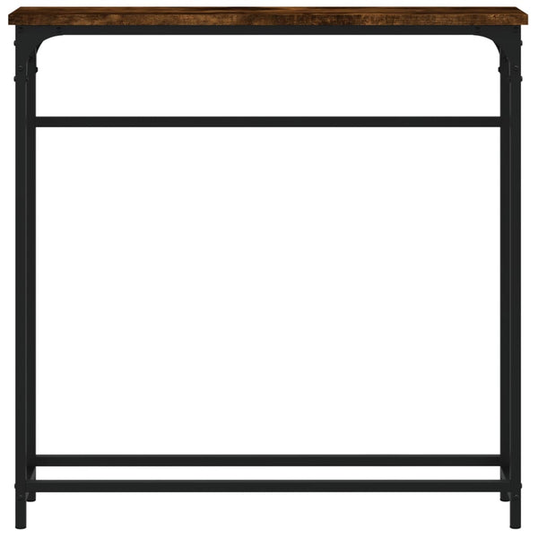 Konsolipöytä savutammi 75x19,5x75 cm tekninen puu