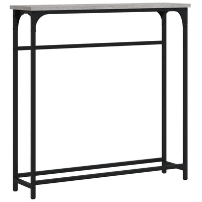 Konsolipöytä harmaa Sonoma 75x19,5x75 cm tekninen puu