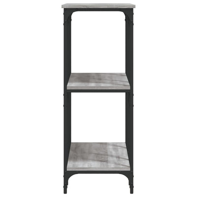 Konsolipöytä harmaa Sonoma 100x34,5x75 cm tekninen puu