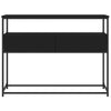 Konsolipöytä musta 100x40x75 cm tekninen puu