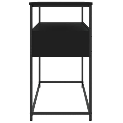 Konsolipöytä musta 100x40x75 cm tekninen puu