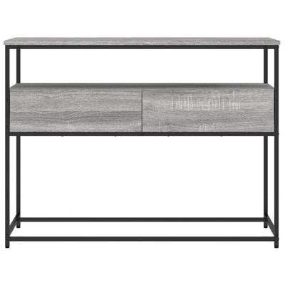Konsolipöytä harmaa Sonoma 100x40x75 cm tekninen puu