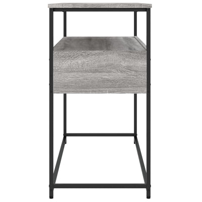 Konsolipöytä harmaa Sonoma 100x40x75 cm tekninen puu