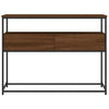 Konsolipöytä ruskea tammi 100x40x75 cm tekninen puu