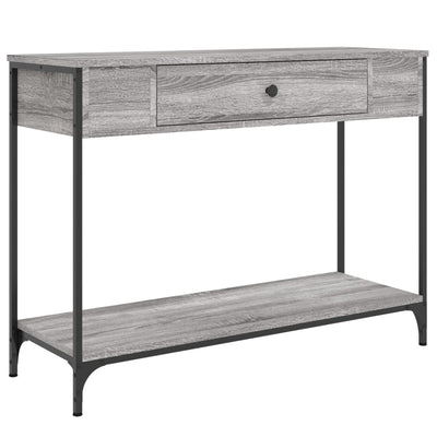 Konsolipöytä harmaa Sonoma 100x34,5x75 cm tekninen puu