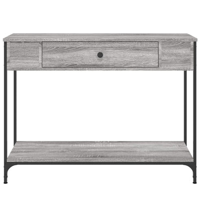 Konsolipöytä harmaa Sonoma 100x34,5x75 cm tekninen puu