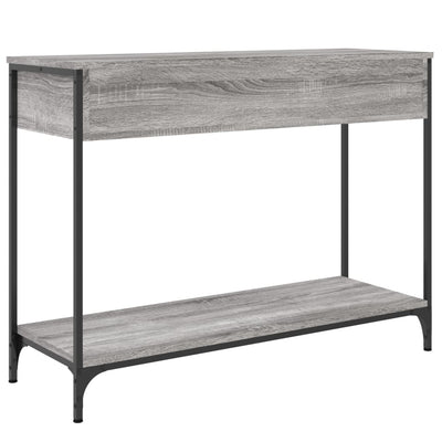 Konsolipöytä harmaa Sonoma 100x34,5x75 cm tekninen puu