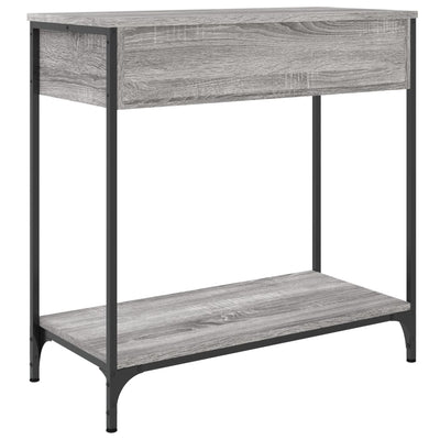 Konsolipöytä harmaa Sonoma 75x34,5x75 cm tekninen puu