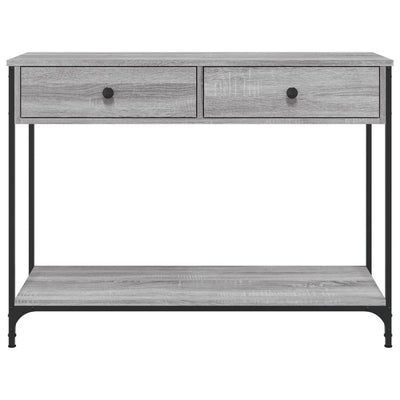 Konsolipöytä harmaa Sonoma 100x34,5x75 cm tekninen puu