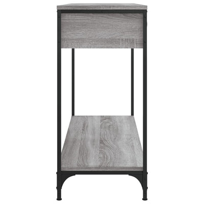 Konsolipöytä harmaa Sonoma 100x34,5x75 cm tekninen puu
