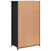 Kaappi musta 62x32x106,5 cm tekninen puu