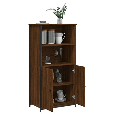 Kaappi ruskea tammi 62x36x121,5 cm tekninen puu