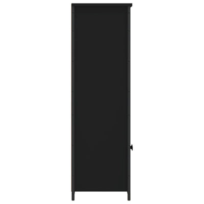 Kaappi musta 62x32x103,5 cm tekninen puu