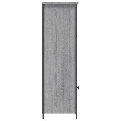 Kaappi harmaa Sonoma 62x32x103,5 cm tekninen puu