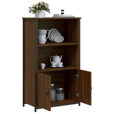 Kaappi ruskea tammi 62x32x103,5 cm tekninen puu