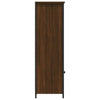 Kaappi ruskea tammi 62x32x103,5 cm tekninen puu