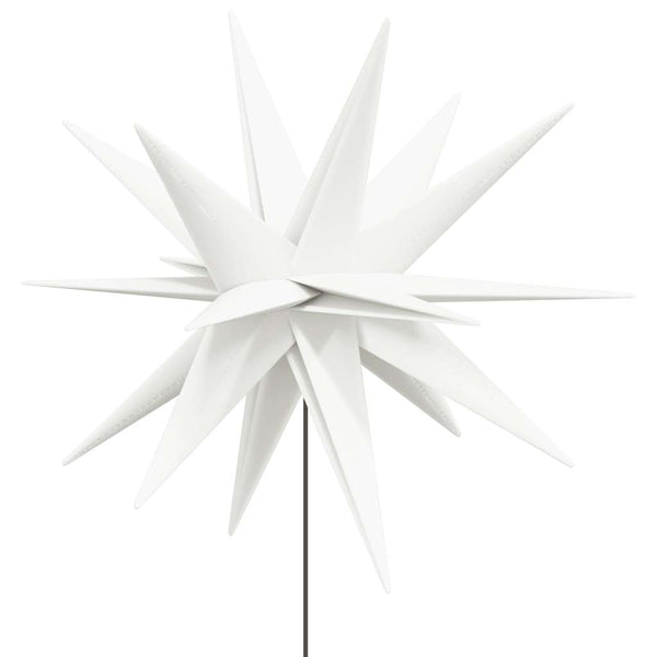 Joulun LED-tähtivalo maapiikillä taitettava valkoinen 57 cm