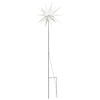 Joulun LED-tähtivalo maapiikillä taitettava valkoinen 57 cm