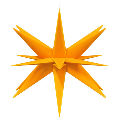 Keltainen jouluvalo Roseann 3 LED-valoa (taitettava)