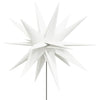 Jouluvalo maapiikillä 3 kpl LED-valoilla taitettava valk. 35 cm