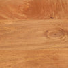 TV-taso ruskea ja musta 105x33,5x46 cm täysi mangopuu