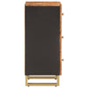 Ruskea ja musta sivukaappi Artemie 40x33,5x75cm (mangopuu)