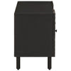 TV-taso musta 105x33x46 cm täysi mangopuu