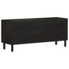 TV-taso musta 105x33x46 cm täysi mangopuu