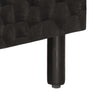 TV-taso musta 105x33x46 cm täysi mangopuu