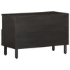 TV-taso musta 70x33x46 cm täysi mangopuu