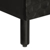TV-taso musta 70x33x46 cm täysi mangopuu