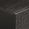 TV-taso musta 105x33x46 cm täysi mangopuu