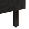 TV-taso musta 105x33x46 cm täysi mangopuu