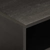 TV-taso musta 80x33x46 cm täysi mangopuu