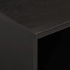 TV-taso musta 100x33x46 cm täysi mangopuu