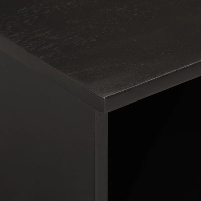 TV-taso musta 100x33x46 cm täysi mangopuu